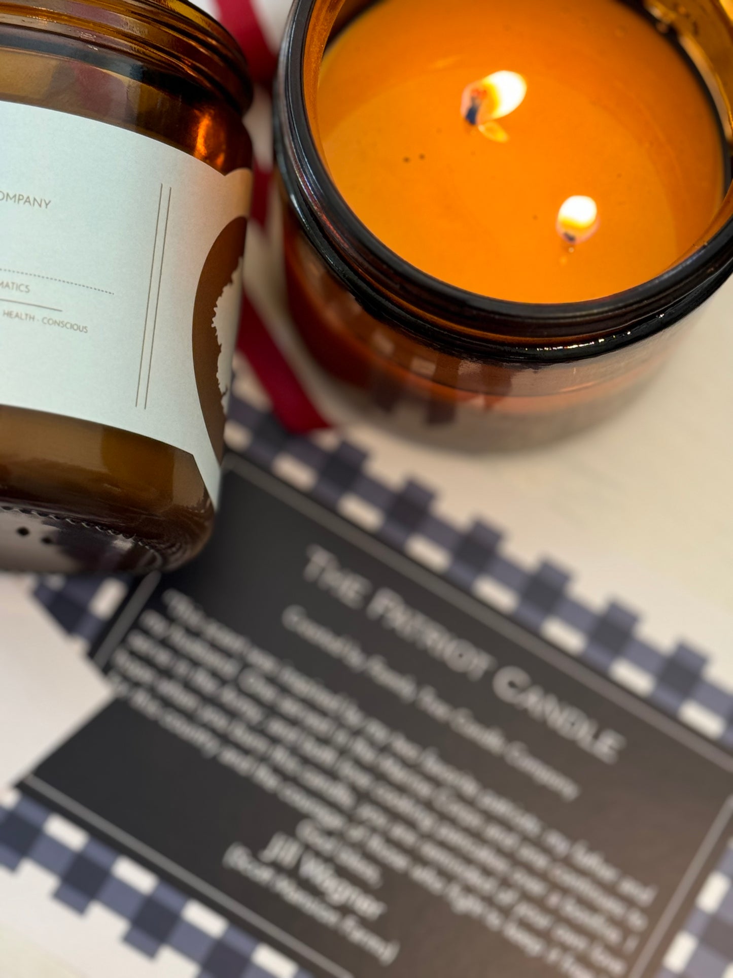 The Patriot Candle: Inspired by Jill Wagner (benefitting SOWF)