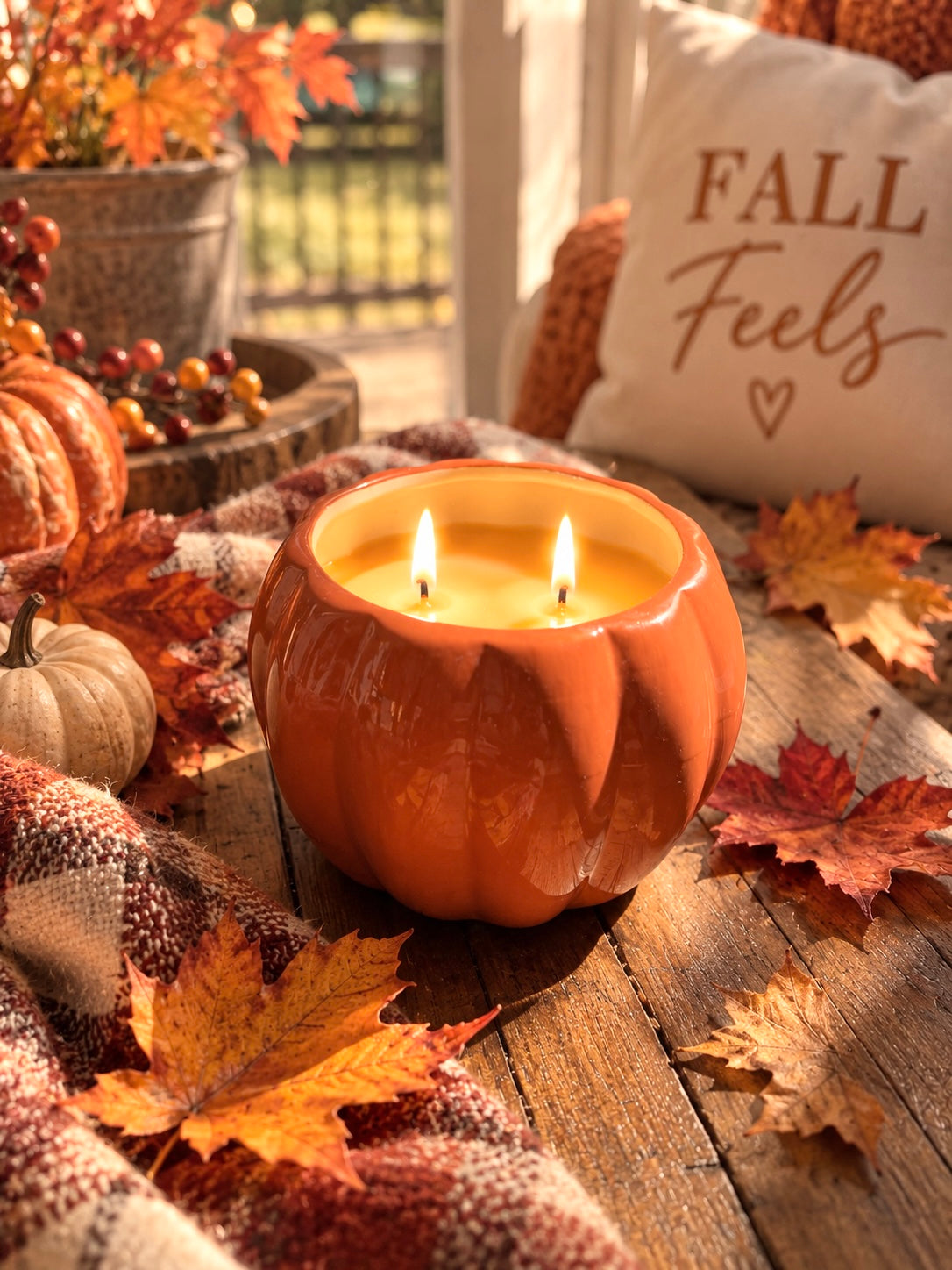 Pumpkin Bowl Candle
