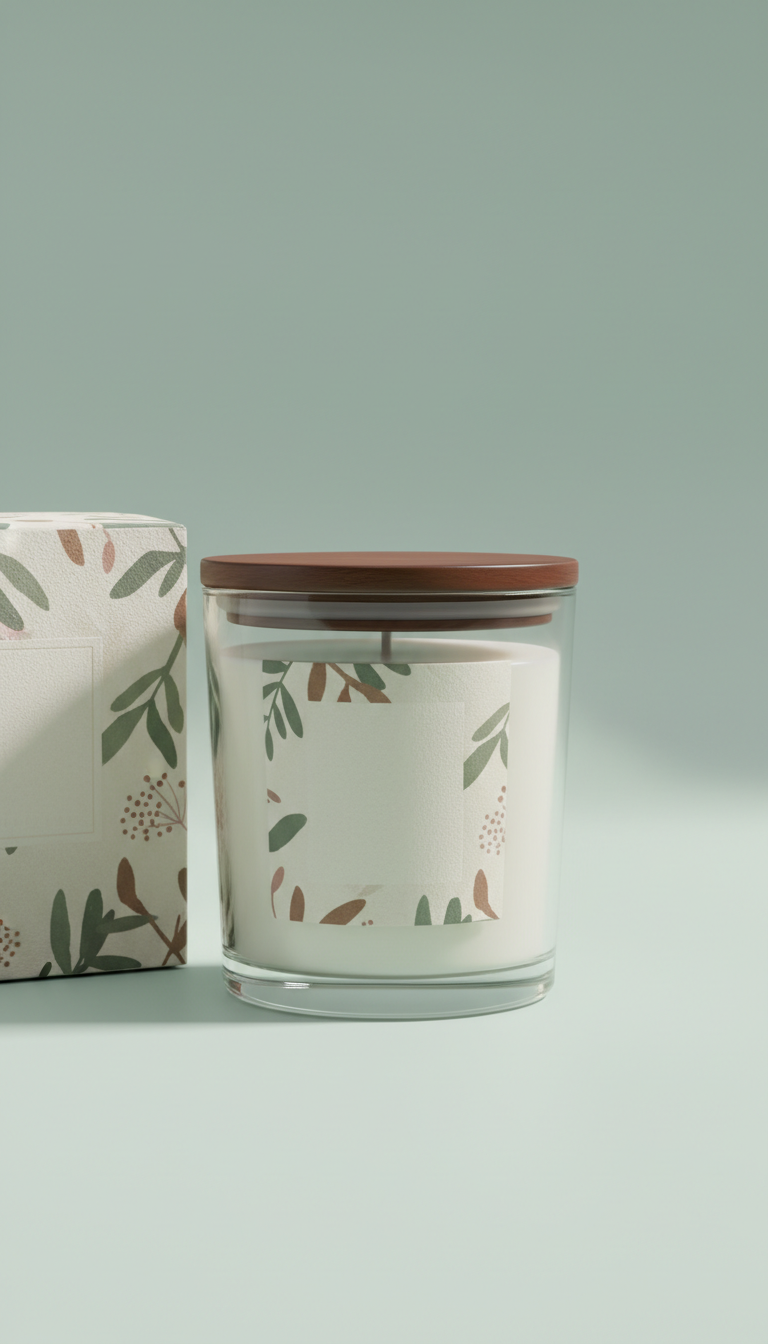 Rosewood Parlor coconut blend candle