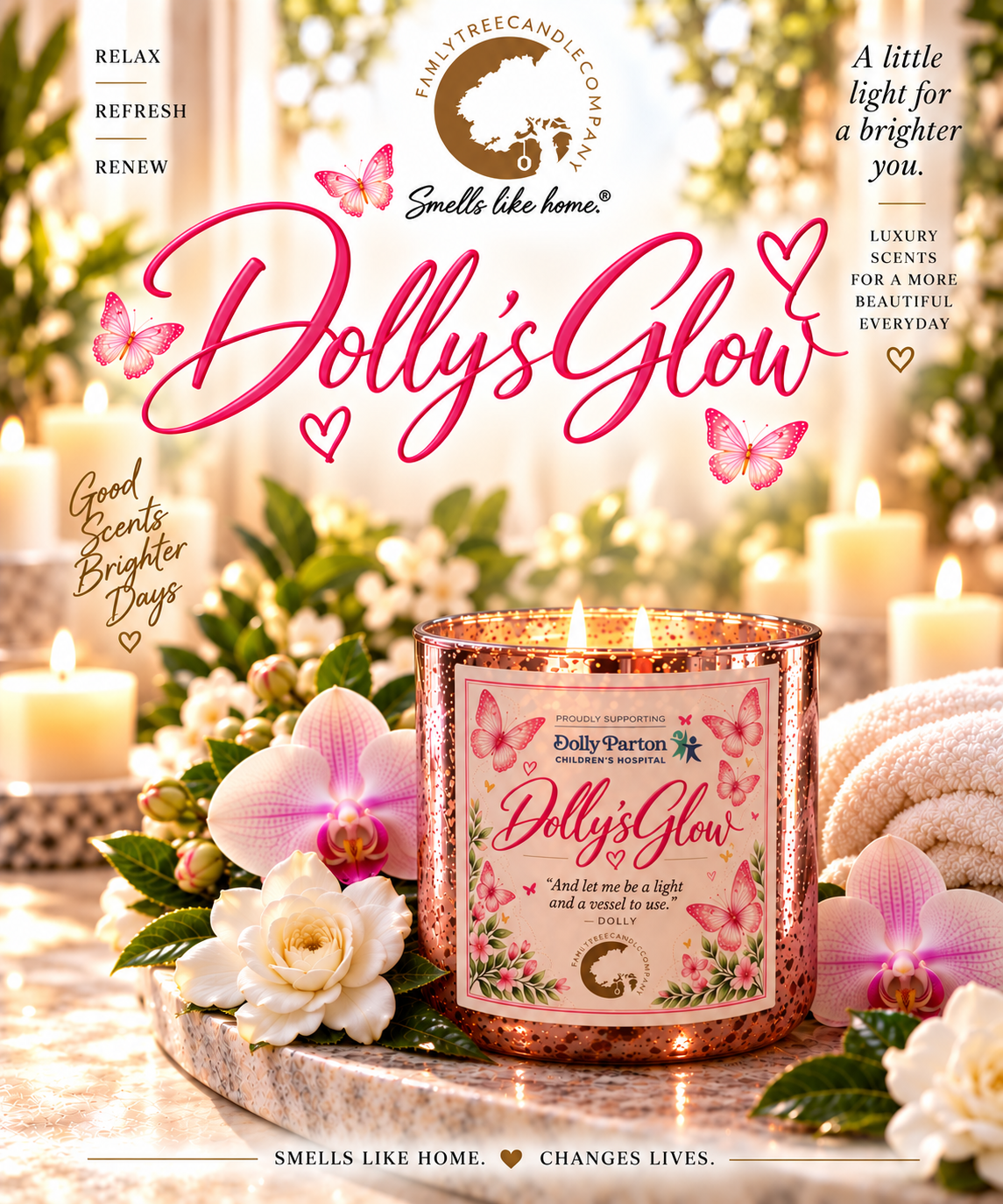 Dolly's Glow // Benefitting Dolly Parton Children/s Hospital